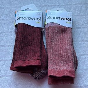 (2) Smartwool Unisex Crew Medium Cushion Hike Socks